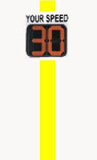 Stationary Speed Radar Display