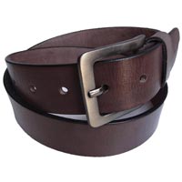 Grain Leather Casual Belt