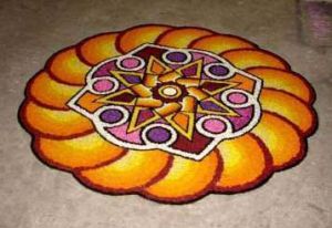 Colored Rangoli Powder