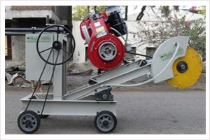 curb cutting machine