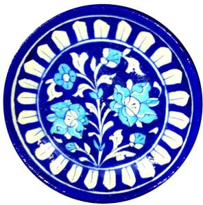 Blue Pottery Decorative Plate