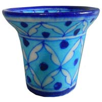 Blue pottery planter MPP 016