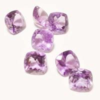 Square Amethyst Gemstones