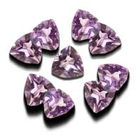 Trillion Amethyst Gemstones