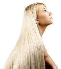 Silky Straight Blonde Hair