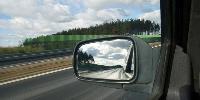 car rear side mirror