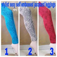 Jacquard leggings