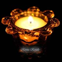 Floral Diya Candle