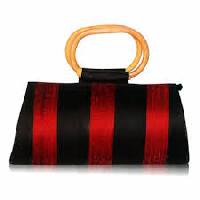 Cane Handle Silk Handbags