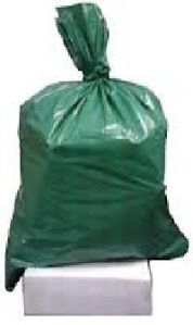 industrial garbage green bags