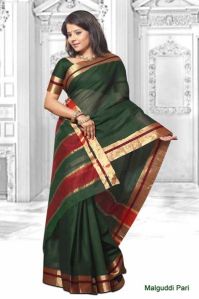 Poly Cotton Malgudi Saree