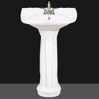 Parth Plain Pedestal Wash Basin