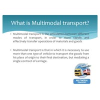 MultiModal Transport Freight Forwarding