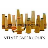 Velvet Finish Paper Cones