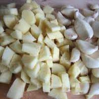 Peeled Ginger and Garlic