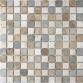 Checkered Mosaic Tiles