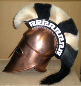 Corinthian Helmet Check Plume