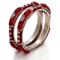 Red Lac Female Bangle