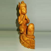 Wooden Hanuman Statue