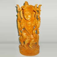 Wooden Shiva Statue