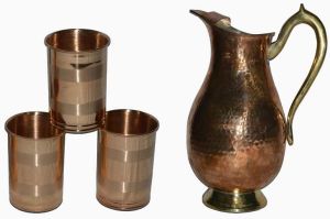 Pure Copper Mughlai Jug