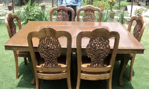 6 Seater Dining Table Set