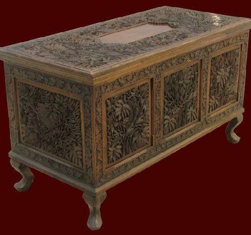 Carved Blanket Boxes