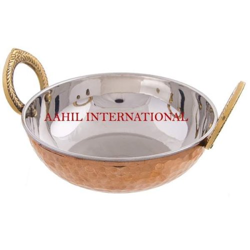 Copper Steel Serving Dish