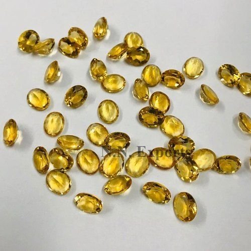 Citrine Faceted Oval Gemstones