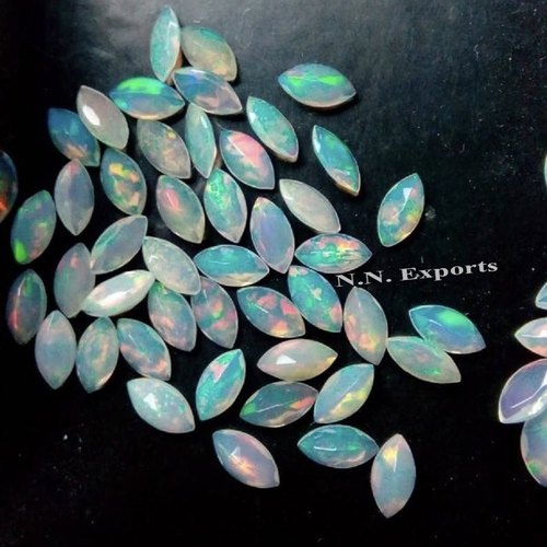 Ethiopian Opal Faceted Marquise Gemstone