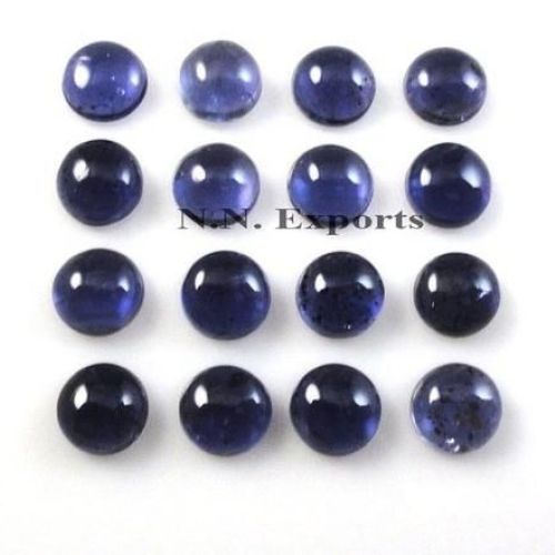 Iolite Round Cabochon Gemstones