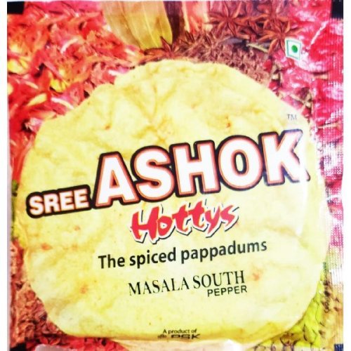 4 Inch Black Pepper Appalam Papad