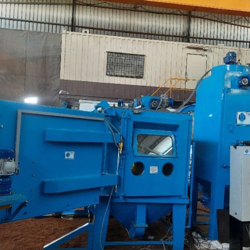 Swing Table Type Shot Blasting Machine