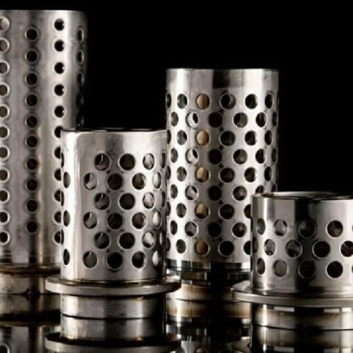 Stainless Steel Perforated Flask With Flange