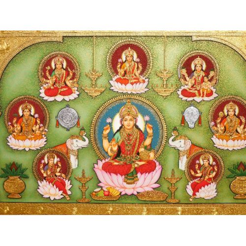 Maa Lakshmi Tanjore Painting