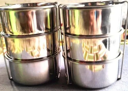 3 Layer Stainless Steel Lunch Box