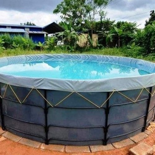 PVC Coated Biofloc Fish Tank Tarpaulin