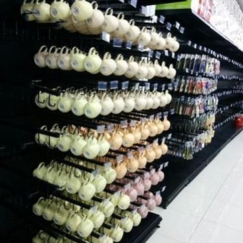 Supermarket Cup Hanging Display Rack