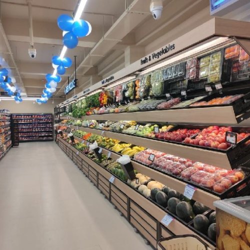 Supermarket Fruit Display Rack