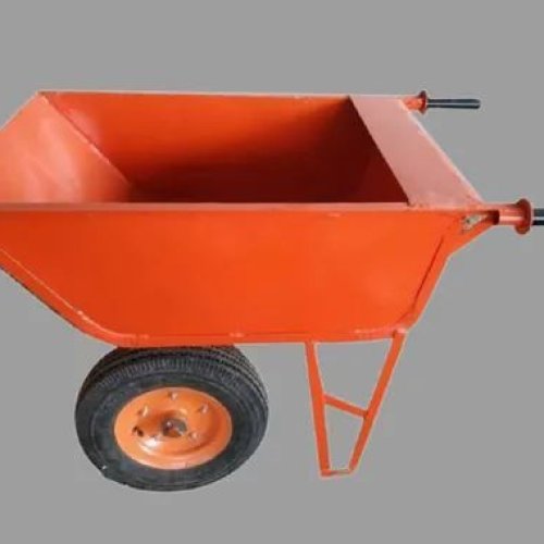 Mild Steel Double Wheel Barrow
