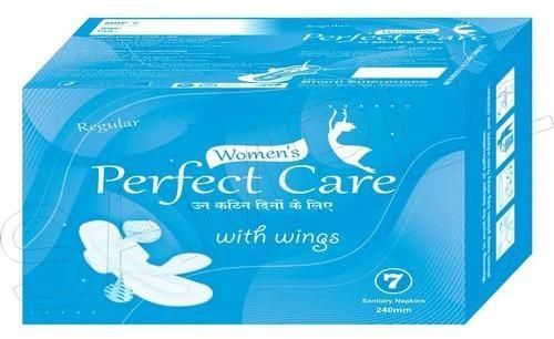 Womens Perfect Care Sanitary Pads with Wings