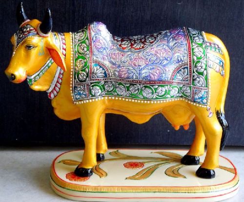 Copper Gold Gaumata Statue