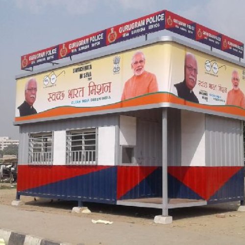 Portable Police Guard Cabin