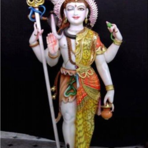 Marble Ardhnareshwar Statue