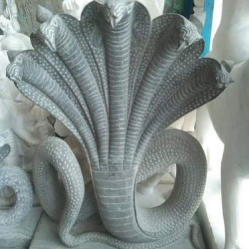 Marble Snake Statue
