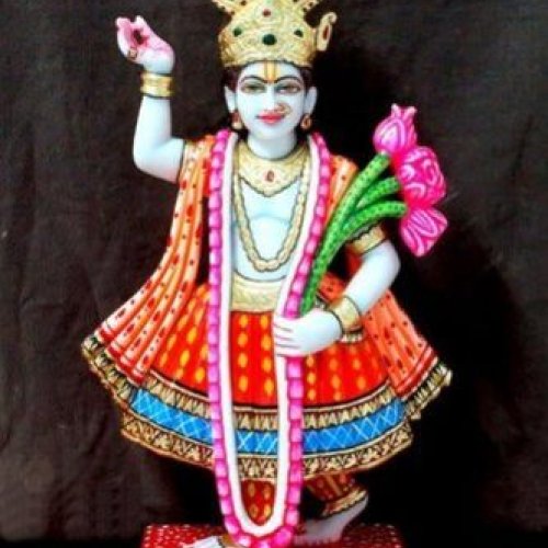 Marble Yamunaji Statue