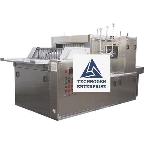 AUTOMATIC TUNNEL TYPE LINEAR VIAL WASHING MACHINE