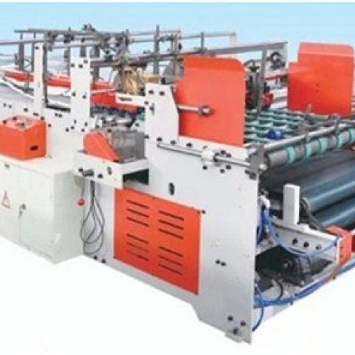 Semi Automatic Folder Gluer With Auto Folding Box