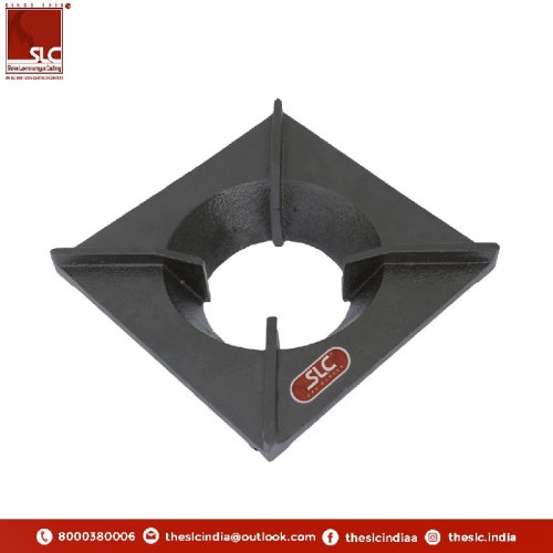 10 X 10 Inch ( 250 X 250 Mm ) Cast Iron Black Pan Support Doom Type