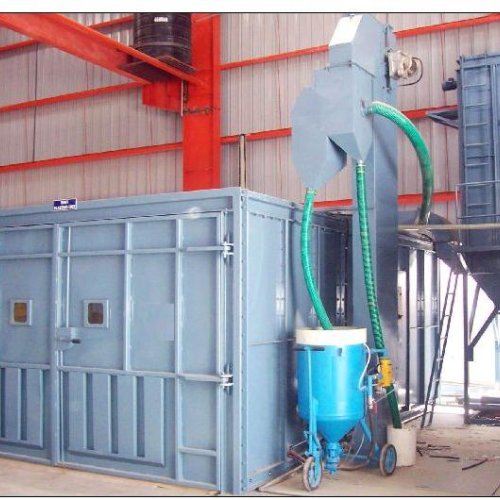 Blast Room With H Shape Screw Conveyor Type Of Recovery